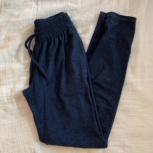 Navy blue outdoor voices cloud knit sweatpants